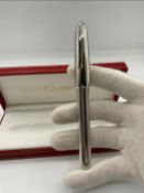 Louis Cartier Pen - Platinum Plated Dandy Fountain Pen - 1990
