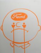 PURE EVIL (English 1968) Rare ‘Charlie Brown Fword’ (juxtaposition of the Ford car company logo)