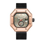 Swan & Edgar Hand Assembled Quadrant Automatic Two Tone Watch - Free Delivery & 5 Year Warranty