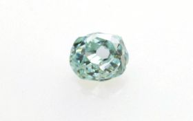 1 Pcs Diamond - 0.05 ct - Old Mine - Fancy Light Bluish Green - GIA Certified