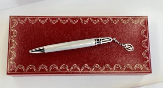 Cartier - New Limited Charms De Cartier Silver Ballpoint Pen