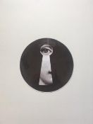Fornasetti - 10 inch (25cm) Wall Sticker, LINA, Variazioni No 17, LINA Through the Keyhole, Black...