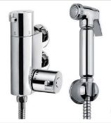 Brand New Boxed Bathstore Douche Kit with Thermostatic Valve - Chrome RRP £95 **No VAT**