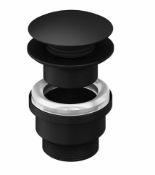 Brand New Boxed Bathstore Universal Basin Waste - Black RRP £30 **No Vat**
