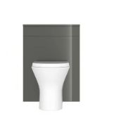 Brand New Boxed House Beautiful ele-ment(s) Gloss Grey 600mm Back to Wall Toilet Unit RRP £200