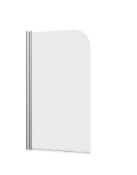 Brand New Boxed Bathstore Gleam Single Panel Curved Bath Screen RRP £180 **No Vat**