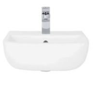 Brand New Boxed Bathstore Cedar 520mm Semi Recessed Basin RRP £129 **No VAT**
