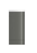 Brand New Boxed Bathstore House Beautiful Gloss Grey Floorstanding Cloakroom Vanity Unit RRP £200