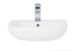 Brand New Boxed Bathstore Newton 520mm Semi Recessed Basin RRP £142 **No VAT**