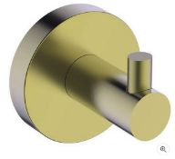Brand New Boxed Bathstore Aero Robe Hook - Brushed Brass RRP £20 **No Vat**