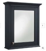 Brand New Boxed Country Living Wicklow Bathroom Mirror Cabinet - Navy RRP £265 **No Vat**