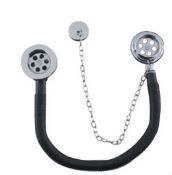 Brand New Boxed Bathstore Bath Waste with Plug and Chain - Chrome RRP £12 **No VAT**