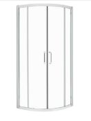 Brand New Boxed Bathstore Atlas 900mm Chrome Quadrant Shower Enclosure RRP £354 **No VAT**