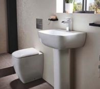 Brand New Boxed Bathstore Cedar 420mm Semi Recessed Basin RRP £110 **No Vat**