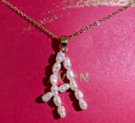 100 x Avon New Mercer Initial Necklace