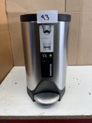 Simple human 10L soft close dual lid bin. RRP £45 - GRADE U