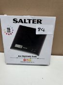 Salter arc electronic scales. RRP £20 - GRADE U