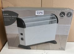 Morrisons 2000W Convector heater. RRP £40 - GRADE U