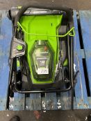 Greeworks Lawn mower. RRP £299.99 - Grade U