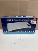 Hot and cold laminator. RRP £100 - GRADE U