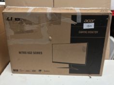 Acer gaming monitor nitro KG2 series. RRP £80 - GRADE U