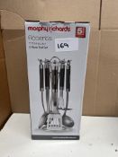 Morphy Richards 5 piece kitchen tool set. RRP £30 - GRADE U