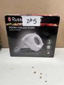 Russell Hobbs Food collection hand mixer. RRP £25 - GRADE U