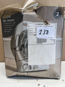 Morrisons 2000W Fan heater. RRP £25 - GRADE U