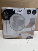 Morrisons 9 Inch desk Fan. RRP £25 - GRADE U