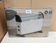 Morrisons 2000W Convector heater. RRP £40 - GRADE U