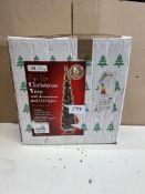 Pop up Chrismas tree with LED lights. RRP £49.99 - Grade U