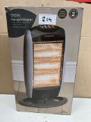 Morrisons 1200W Halogen heater. RRP £25 - GRADE U