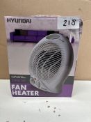 Hyundai 2000w Fan heater. RRP £30 - GRADE U