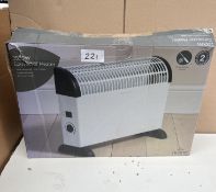 Morrisons 2000W Convector heater. RRP £40 - GRADE U