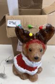 Decorative Christmas Licht up Puppy. RRP £39.99 - Grade U
