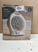 Morrisons 2000W Fan heater. RRP £25 - GRADE U