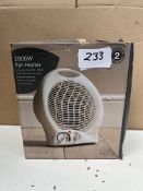 Morrisons 2000W Fan heater. RRP £25 - GRADE U