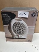 Morrisons 2000W Fan heater. RRP £25 - GRADE U