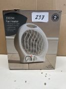 Morrisons 2000W Fan heater. RRP £25 - GRADE U