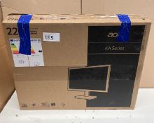 ACER gaming monitor 22