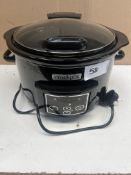 Crockpot Capacity slow cooker. RRP £80 - GRADE U