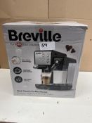 Breveille one touch coffee house coffee machine. RRP £220 - GRADE U