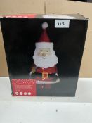 LED pop up santa christmas decoration. RRP £50 - GRADE U