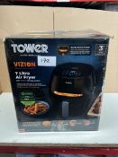 Tower vizion 7L air fryer with vizion viewing window. RRP £150 - GRADE U