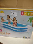 Intex west set collection pool. RRP £30 - GRADE U