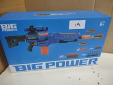Big Power Nerf style gun, electric. RRP £40 - GRADE U