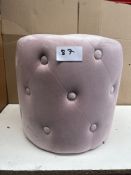 JD Williams foot pouffe. RRP £60 - GRADE A