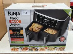 Ninja foodi max dual zone 9.5L air fryer. RRP £250 - GRADE U