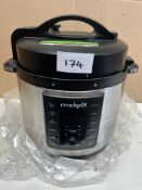 Crockpot pressure cooker. RRP £150 - GRADE U