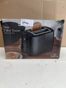 Turin 2 slice toaster. RRP £20 - GRADE U